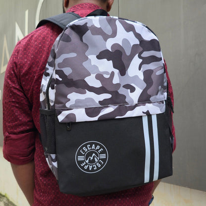 Snowdon Black Camo Backpack