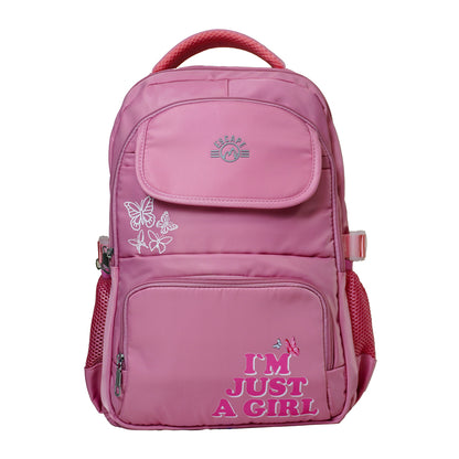 The Rockies Kids Backpack (I am Just a Girl Print)