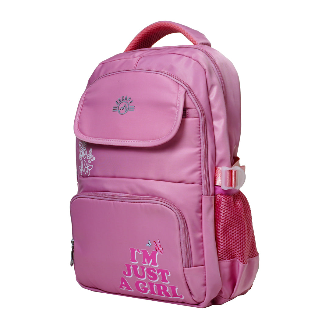 The Rockies Kids Backpack (I am Just a Girl Print)